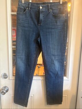 Chico's Dark Blue Ankle Crop Jeans